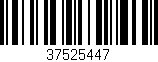 Código de barras (EAN, GTIN, SKU, ISBN): '37525447'