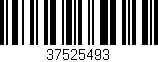 Código de barras (EAN, GTIN, SKU, ISBN): '37525493'