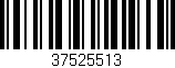 Código de barras (EAN, GTIN, SKU, ISBN): '37525513'