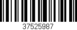Código de barras (EAN, GTIN, SKU, ISBN): '37525987'