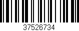 Código de barras (EAN, GTIN, SKU, ISBN): '37526734'