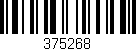 Código de barras (EAN, GTIN, SKU, ISBN): '375268'