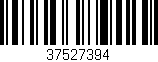 Código de barras (EAN, GTIN, SKU, ISBN): '37527394'