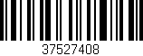 Código de barras (EAN, GTIN, SKU, ISBN): '37527408'