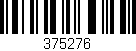 Código de barras (EAN, GTIN, SKU, ISBN): '375276'