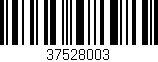 Código de barras (EAN, GTIN, SKU, ISBN): '37528003'