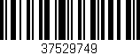 Código de barras (EAN, GTIN, SKU, ISBN): '37529749'