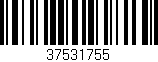 Código de barras (EAN, GTIN, SKU, ISBN): '37531755'