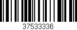 Código de barras (EAN, GTIN, SKU, ISBN): '37533336'
