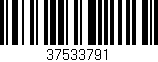 Código de barras (EAN, GTIN, SKU, ISBN): '37533791'