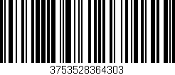 Código de barras (EAN, GTIN, SKU, ISBN): '3753528364303'