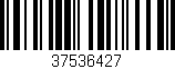 Código de barras (EAN, GTIN, SKU, ISBN): '37536427'