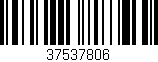 Código de barras (EAN, GTIN, SKU, ISBN): '37537806'