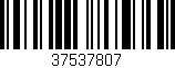 Código de barras (EAN, GTIN, SKU, ISBN): '37537807'