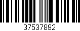 Código de barras (EAN, GTIN, SKU, ISBN): '37537892'