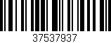 Código de barras (EAN, GTIN, SKU, ISBN): '37537937'