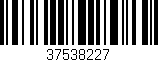 Código de barras (EAN, GTIN, SKU, ISBN): '37538227'