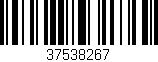Código de barras (EAN, GTIN, SKU, ISBN): '37538267'