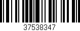 Código de barras (EAN, GTIN, SKU, ISBN): '37538347'