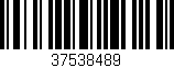 Código de barras (EAN, GTIN, SKU, ISBN): '37538489'