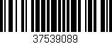 Código de barras (EAN, GTIN, SKU, ISBN): '37539089'