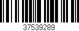 Código de barras (EAN, GTIN, SKU, ISBN): '37539289'