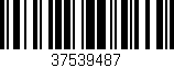 Código de barras (EAN, GTIN, SKU, ISBN): '37539487'