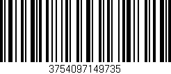 Código de barras (EAN, GTIN, SKU, ISBN): '3754097149735'