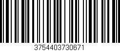 Código de barras (EAN, GTIN, SKU, ISBN): '3754403730671'