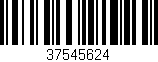 Código de barras (EAN, GTIN, SKU, ISBN): '37545624'