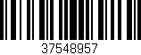 Código de barras (EAN, GTIN, SKU, ISBN): '37548957'
