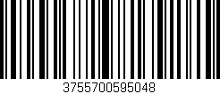 Código de barras (EAN, GTIN, SKU, ISBN): '3755700595048'