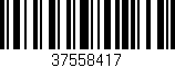 Código de barras (EAN, GTIN, SKU, ISBN): '37558417'