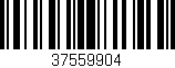 Código de barras (EAN, GTIN, SKU, ISBN): '37559904'