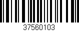 Código de barras (EAN, GTIN, SKU, ISBN): '37560103'
