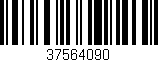 Código de barras (EAN, GTIN, SKU, ISBN): '37564090'