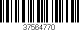 Código de barras (EAN, GTIN, SKU, ISBN): '37564770'