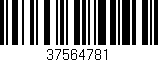 Código de barras (EAN, GTIN, SKU, ISBN): '37564781'