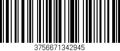Código de barras (EAN, GTIN, SKU, ISBN): '3756671342945'