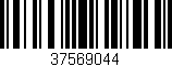 Código de barras (EAN, GTIN, SKU, ISBN): '37569044'