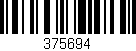 Código de barras (EAN, GTIN, SKU, ISBN): '375694'