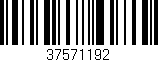 Código de barras (EAN, GTIN, SKU, ISBN): '37571192'