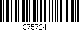 Código de barras (EAN, GTIN, SKU, ISBN): '37572411'
