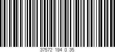 Código de barras (EAN, GTIN, SKU, ISBN): '37572_194_0_35'