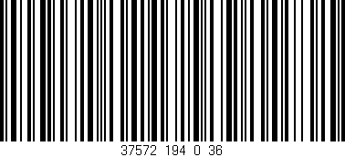 Código de barras (EAN, GTIN, SKU, ISBN): '37572_194_0_36'