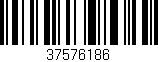 Código de barras (EAN, GTIN, SKU, ISBN): '37576186'