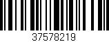 Código de barras (EAN, GTIN, SKU, ISBN): '37578219'