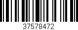 Código de barras (EAN, GTIN, SKU, ISBN): '37578472'