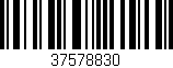 Código de barras (EAN, GTIN, SKU, ISBN): '37578830'