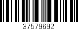 Código de barras (EAN, GTIN, SKU, ISBN): '37579692'